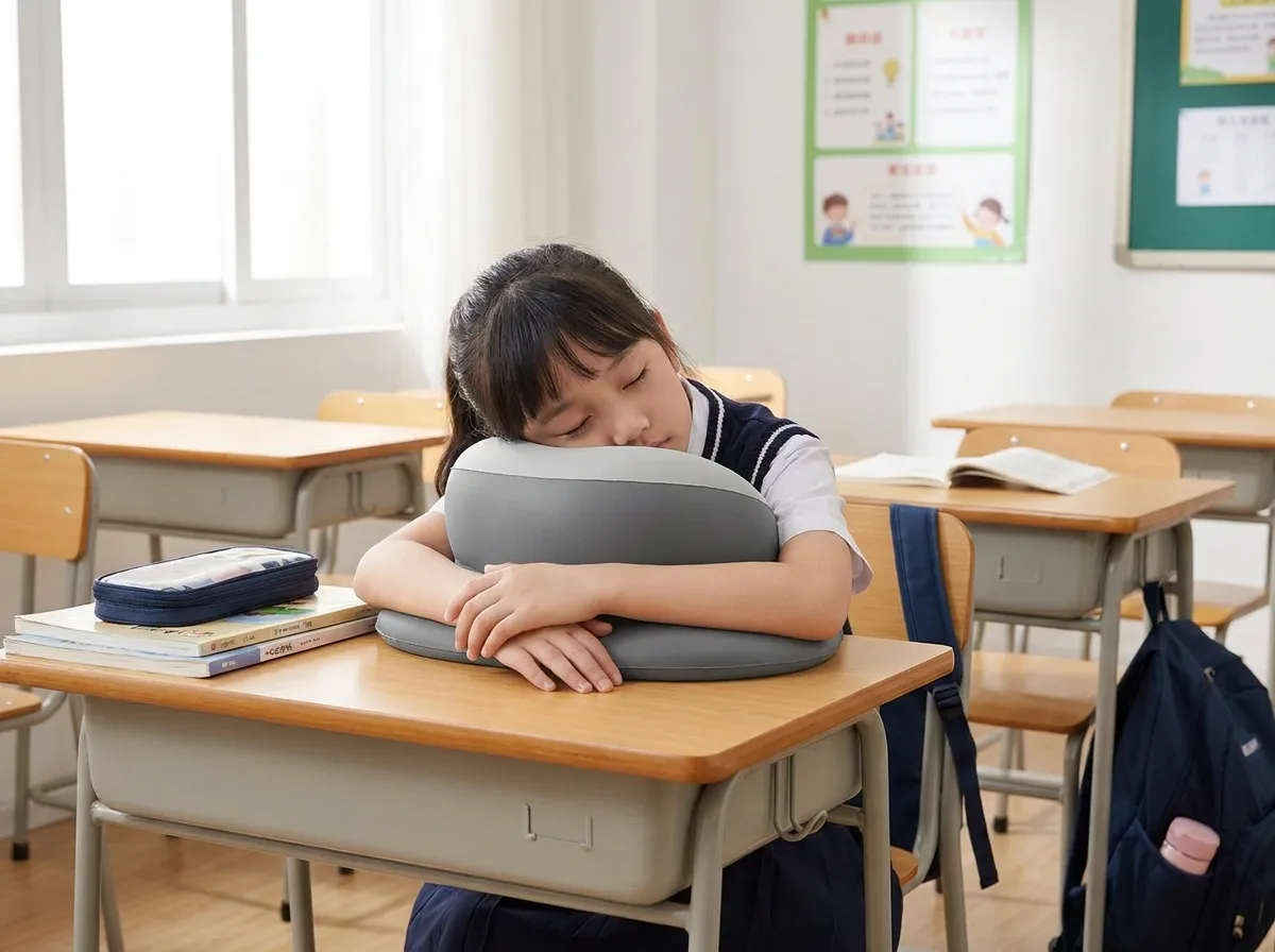 CozyAmy student memory pillows deployed across dormitories, home study bedrooms, and campus nap zones